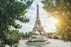 River Cruise past Eiffel Tower