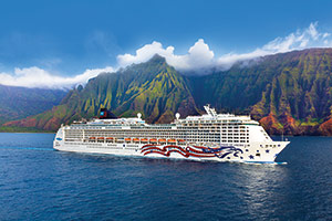 NCL Cruise Line, Napali Coast, Hawaii