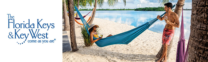 Couple in hammock, Florida Keys