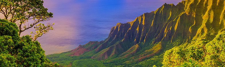 View of Na Pali Coast, Kauai